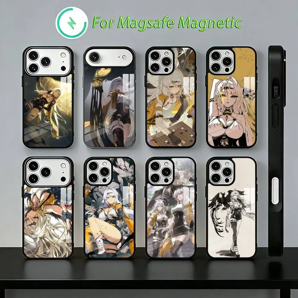 

YiXuan Zenless Zone Zero ZZZ Phone Case For iPhone17,16,15,14,13,12,11,Plus,Pro,Max For Magsafe Wireless Charging