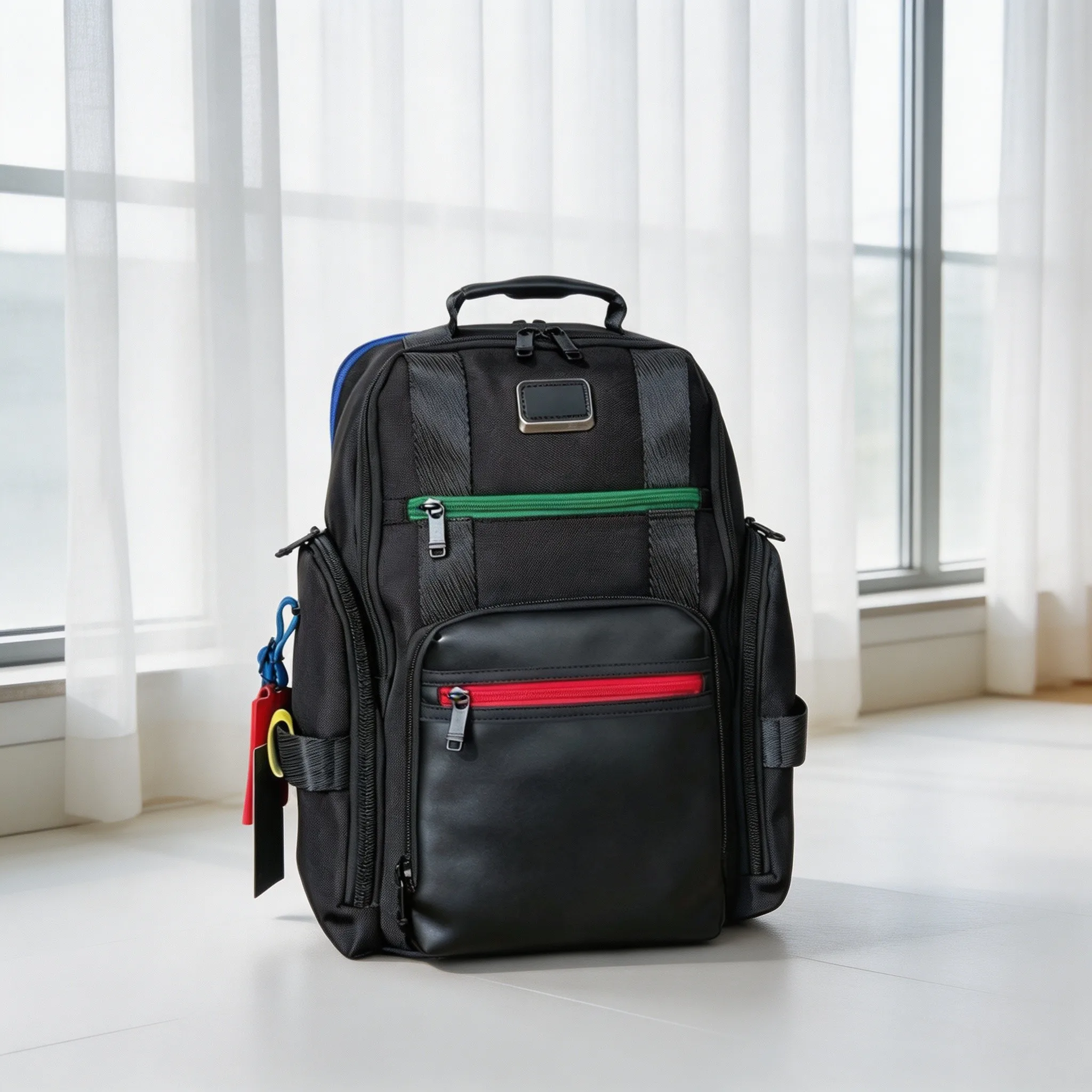 Men’s Large‑Capacity Business Backpack, Ballistic Nylon Casual Laptop Daypack for Work & Trips