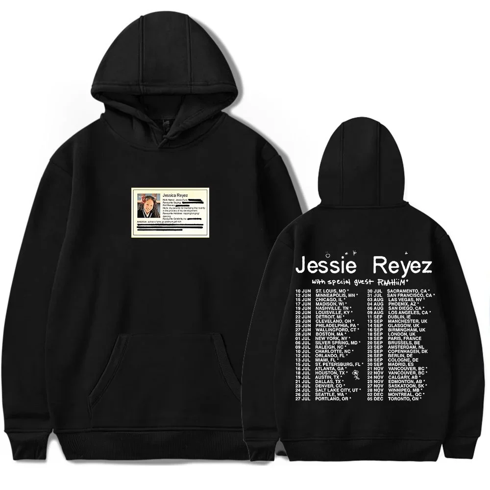 Jessie Reyez presenta las sudaderas con capucha de la gira In Memories, sudaderas con capucha informales a la moda para hombres y mujeres