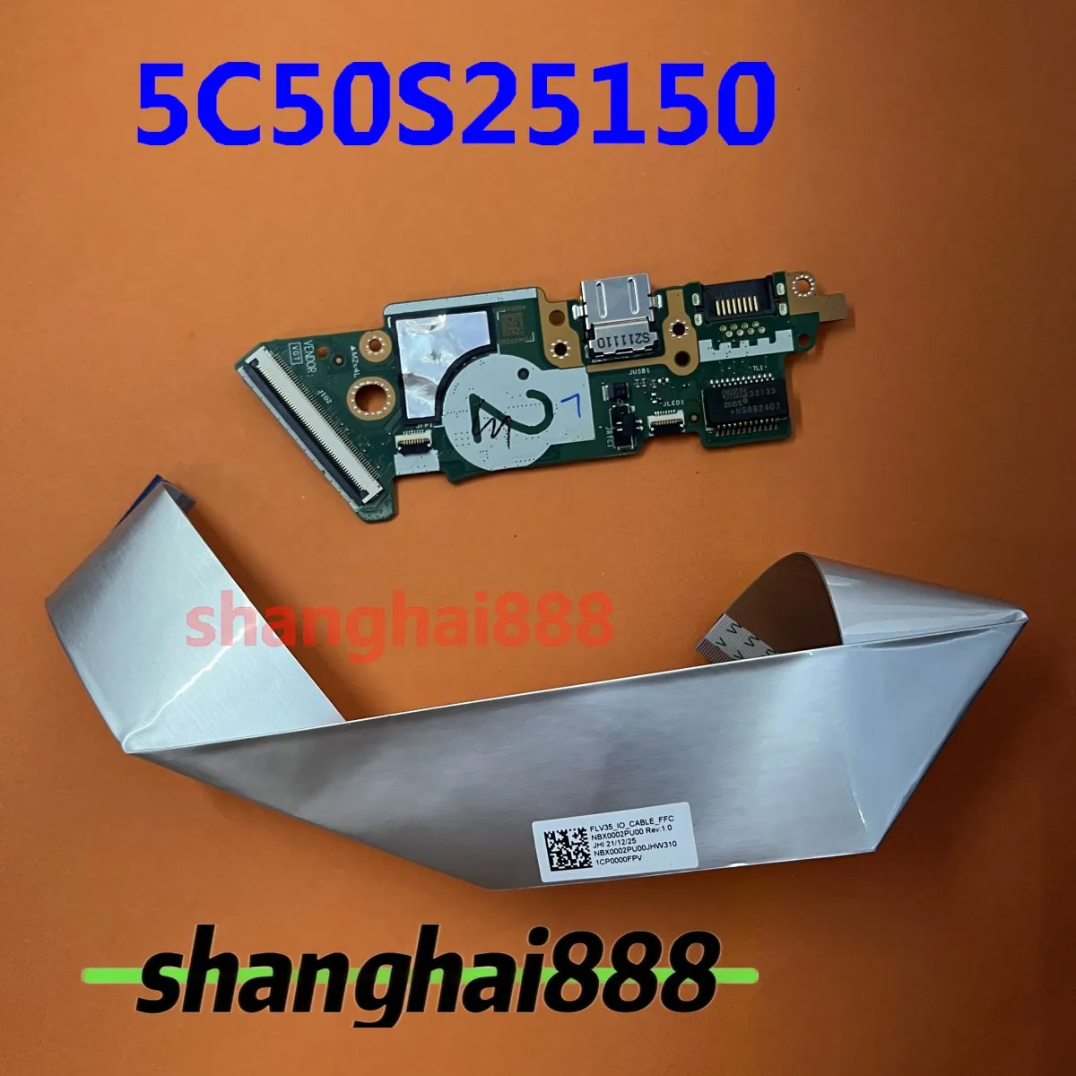New USB Board For ThinkBook 15 G2 G3 ITL 20VE 5C50S25150 LS-K056P