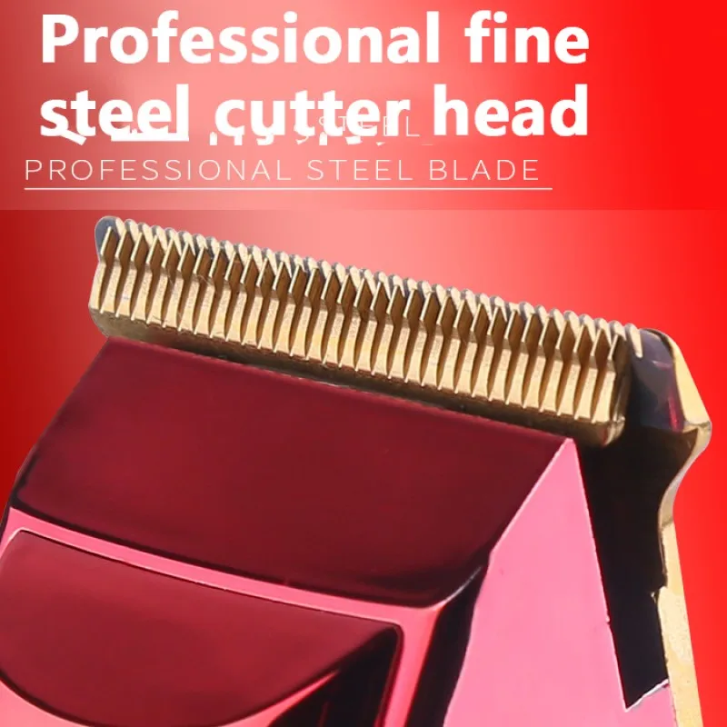 Kemei المهنية الشعر المتقلب للرجال الكهربائية الوجه اللحية الجسم الشعر المقص قابلة للشحن LED LCD آلة قطع الشعر KM-075