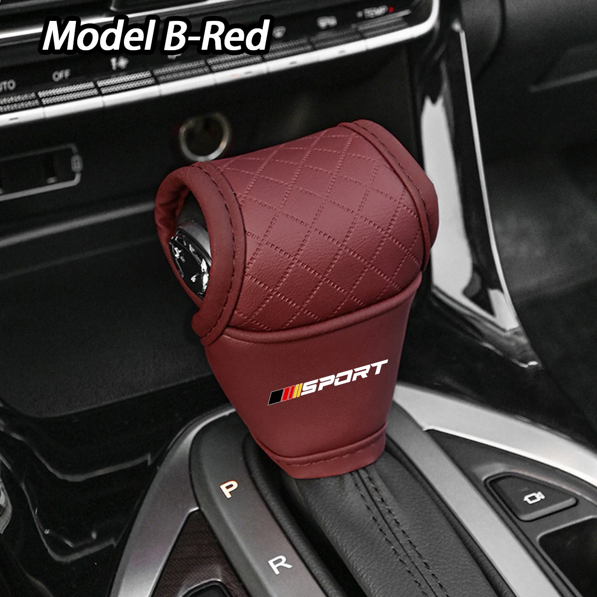 

PU leather Car Gear Shift Cover For Mercedes for W205 for W204 for W211 for W212 for W213 for W177 for AMG for CLA for GLC