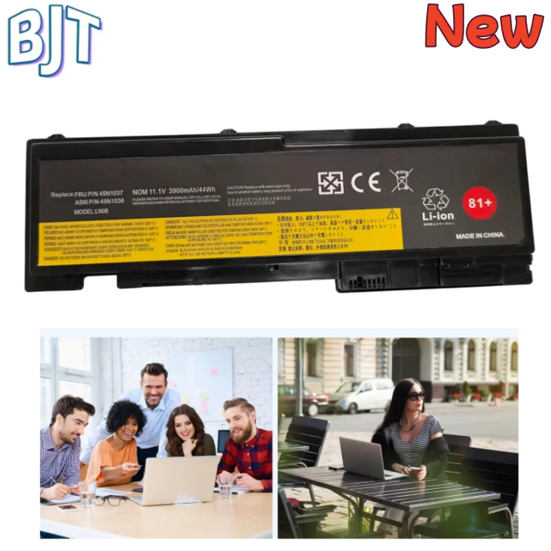 11.1V 44Wh 6Cell 81+ Laptop Battery for Lenovo ThinkPad T420s T430s 0A36287 45N1036 45N1037 45N1038 45N1039 45N1064 45N1065