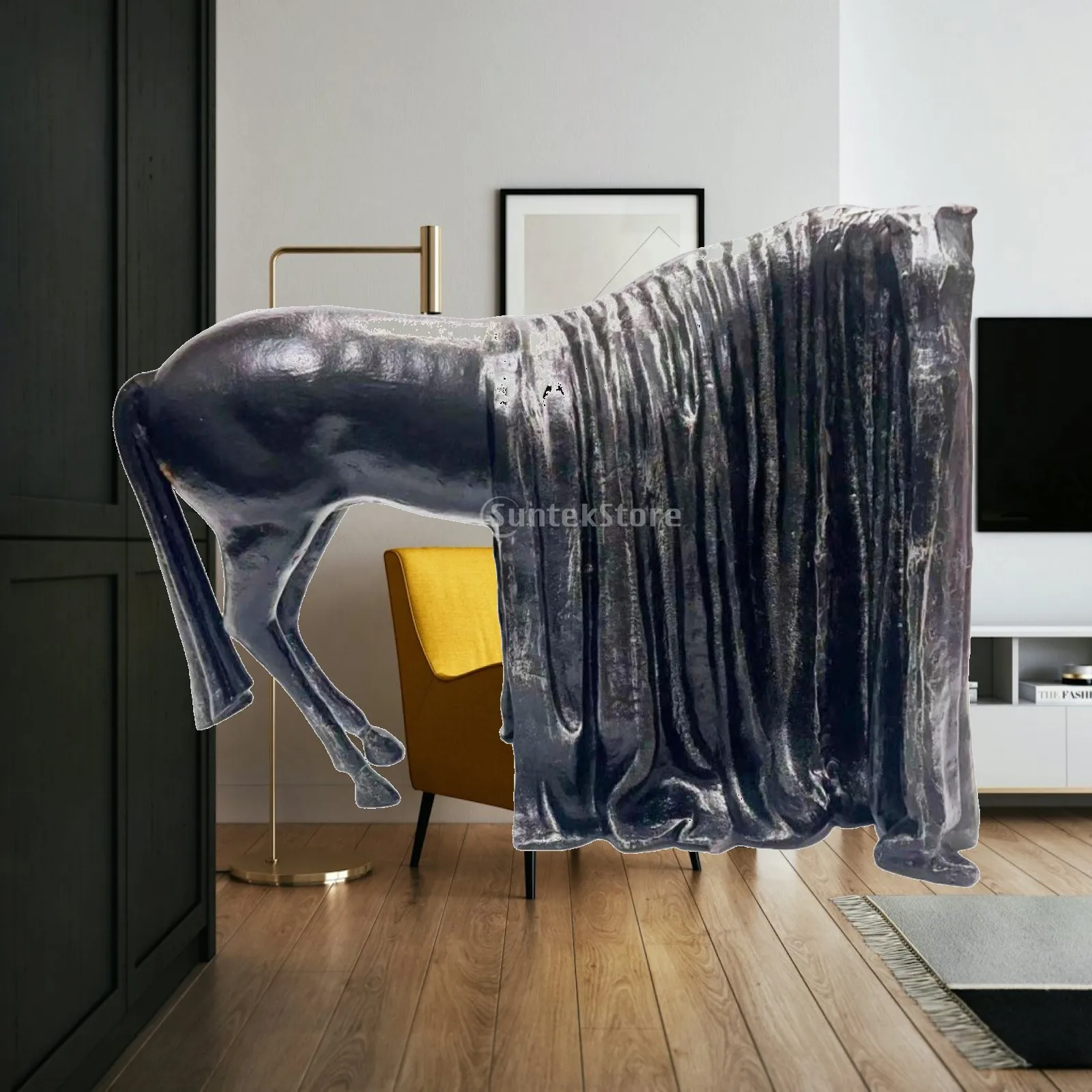 Modern Horse Statue Handmade House Decoration for Living Room, Entryway