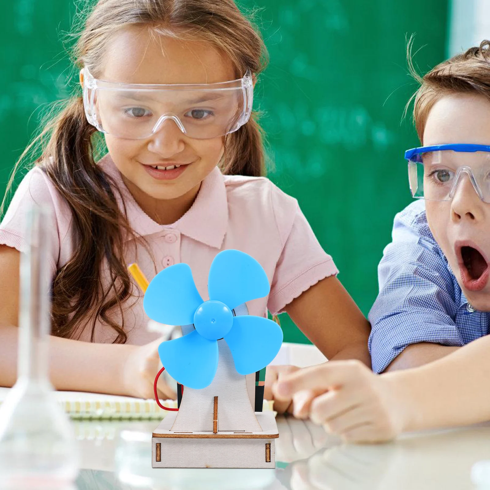 

DIY Fan Material Kit Kids' Electric Learning Toys Assembly Manual Assemble Kits Science Making Children's Solar