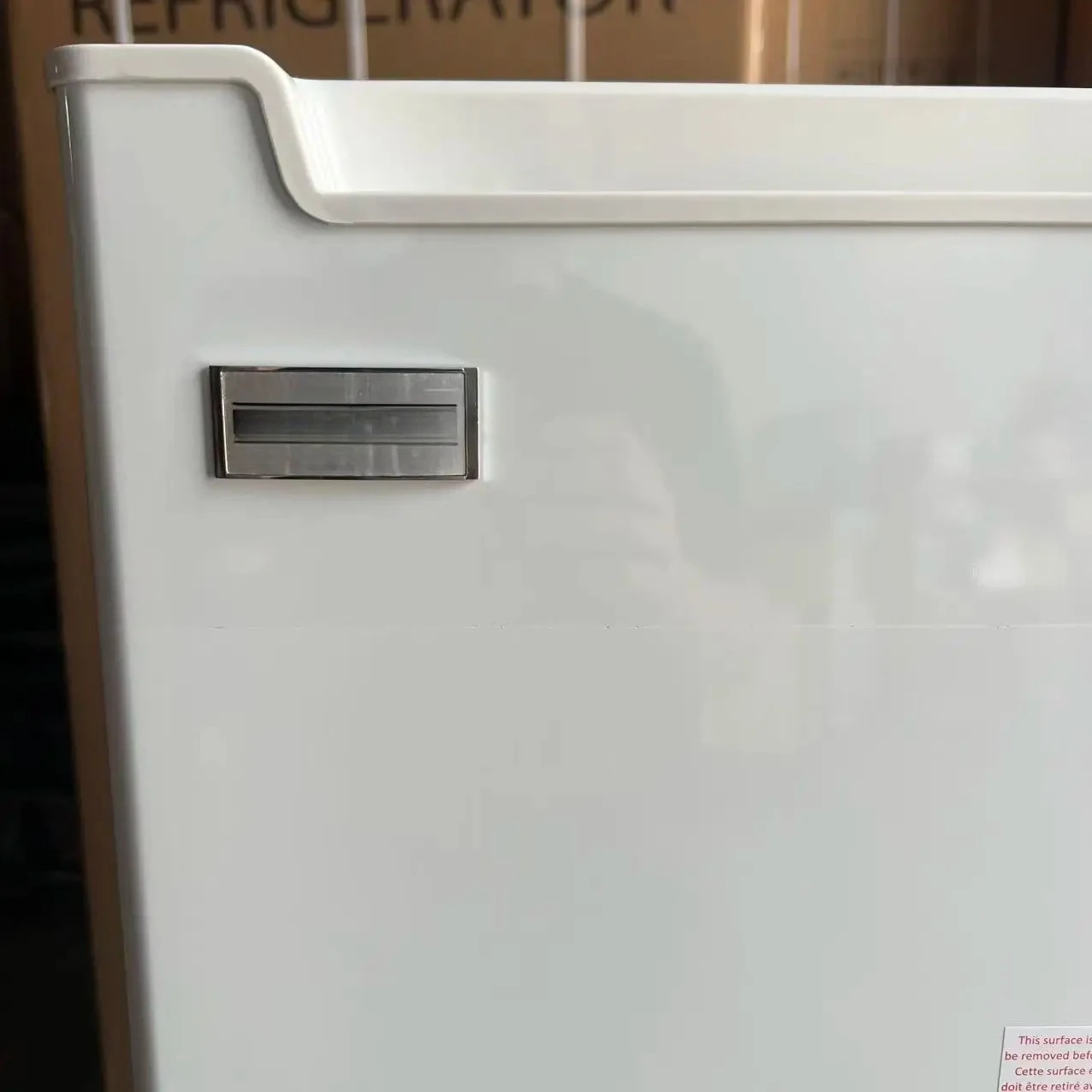 180L Upright Freestanding All Freezer 6 Drawers White Direct Cool Fridge Support 110V & 220V