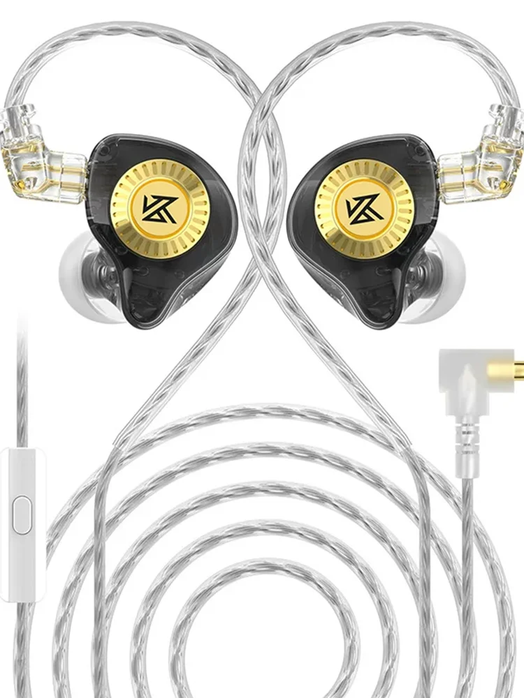KZ EDX Ultra Wired Hi Fi In Ear Monitor Earbuds Replaceable Cable Noise Cancelling Headset For Music Sport Gaming