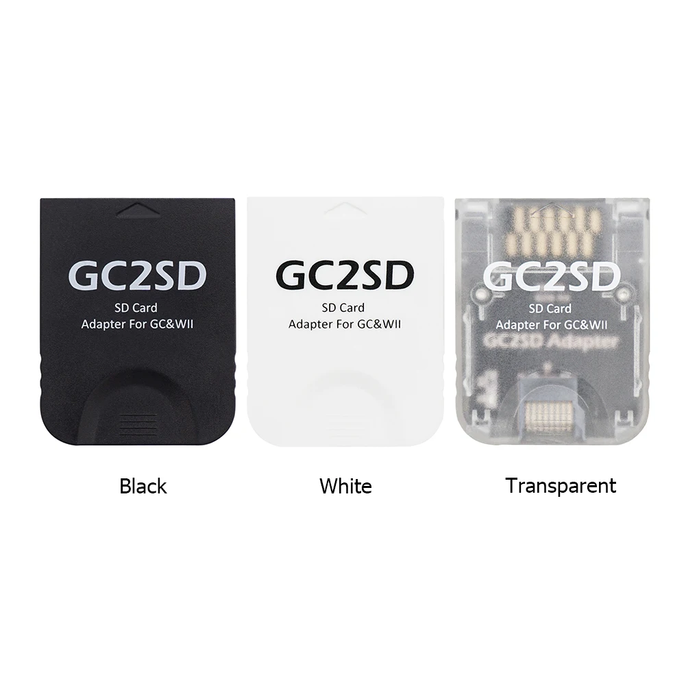 5-1PCS Professionelle GC2SD Speicher Kartenleser für SD Karte Plug und Play Speicher Karte Slot Adapter für GameCube Wii Spielkonsolen