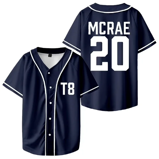 

‎Tate McRae 20 T8 Jersey Think Later Tour Baseball Jersey Short Sleeve tshirt men/women concert outfit