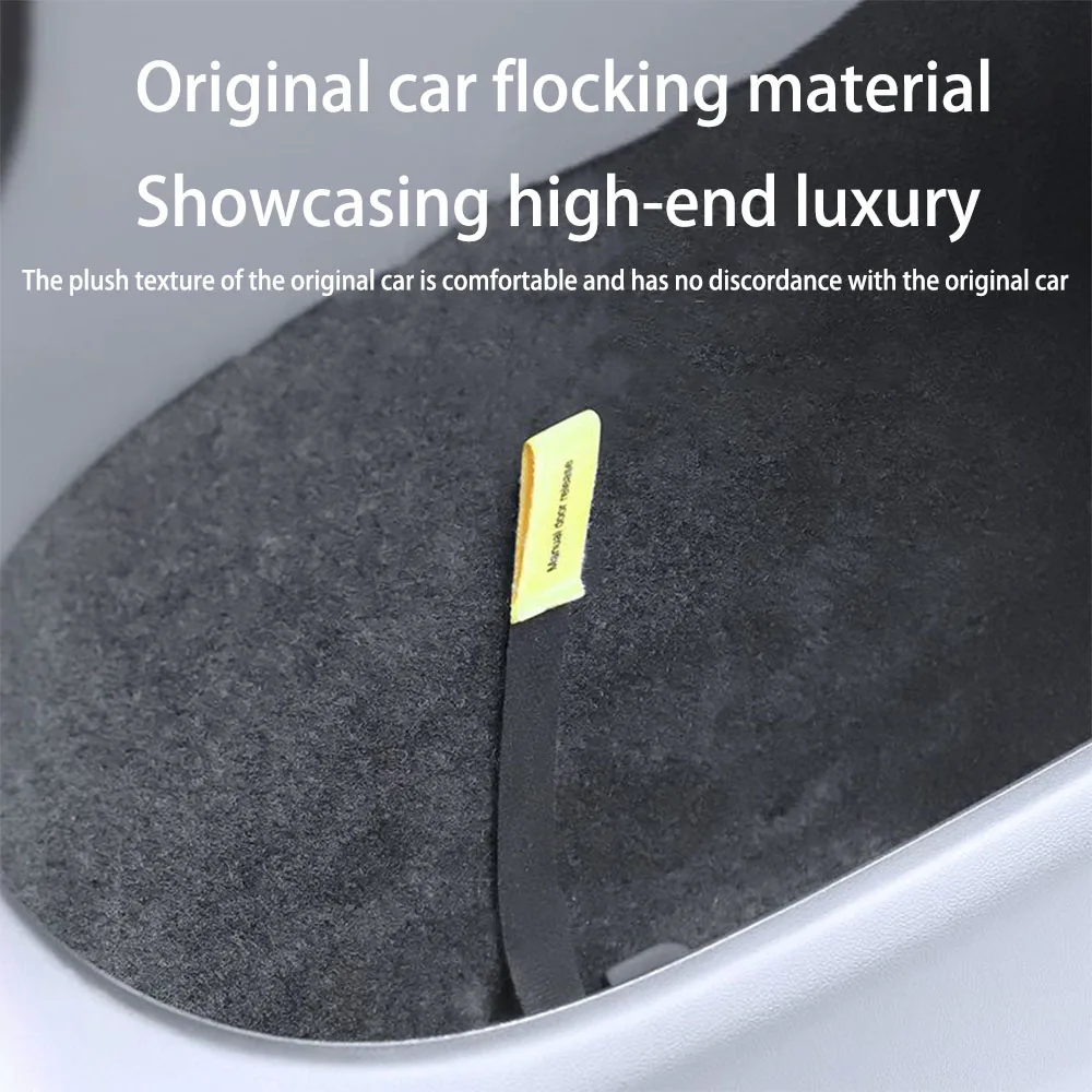 ForTesla Model Y 2021 2022 2023 Model 3 Highland 2024 Rear Door Mechanical Switch Handle Emergency Puller Button Car Accessories