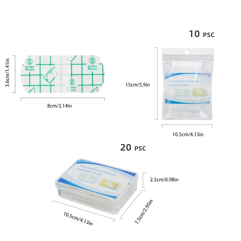Microblading الحاجب الوشم حماية المعاجين للماء الشريط الحاجب الشفاه الوشم الرعاية اللاحقة لصق منتجات ماكياج