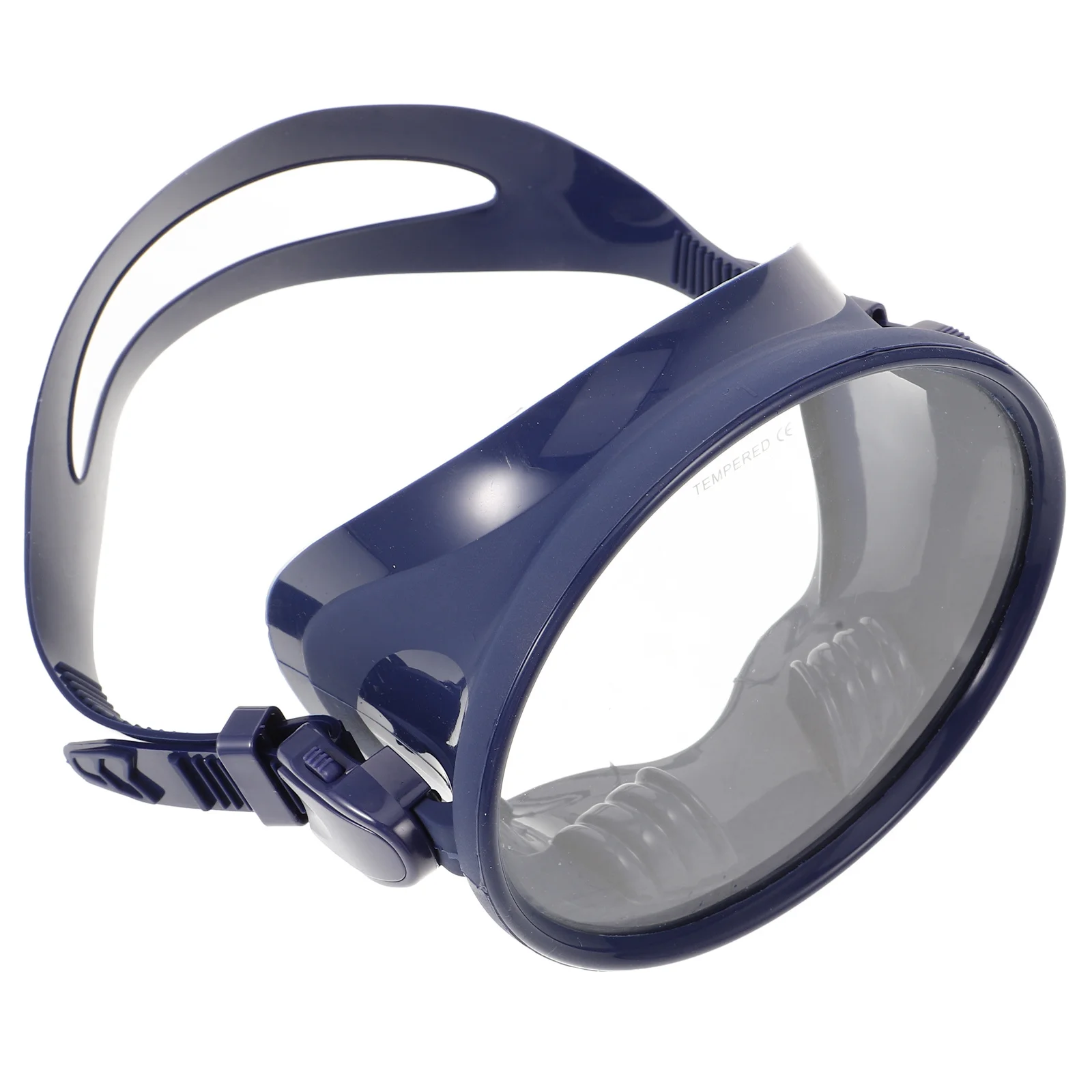 نظارات سباحة للجنسين بإطار كبير رؤية واضحة ومضادة للضباب وحزام قابل للتعديل وواقي عين السباحة المحمول للبالغين #5