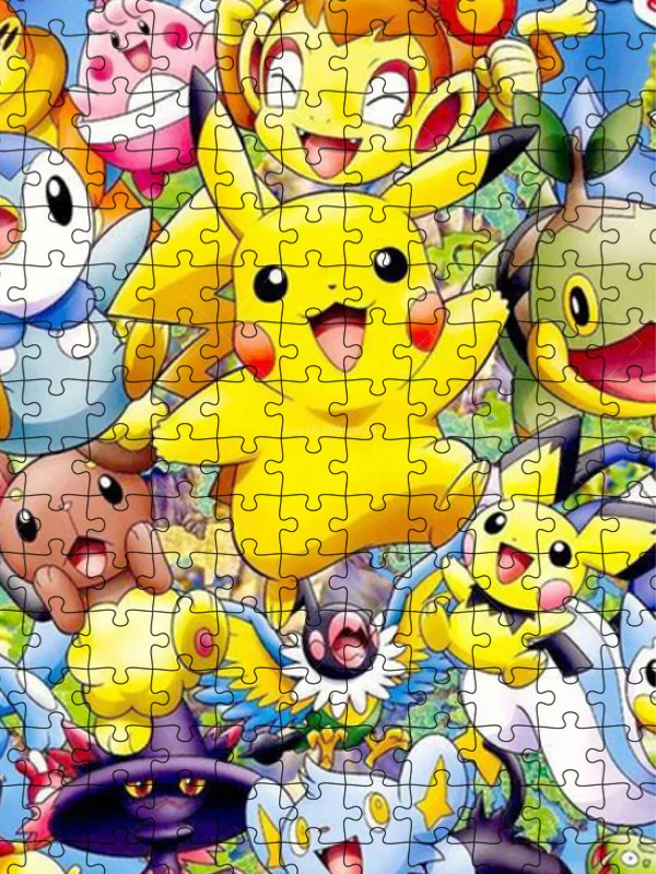 Pokemon Pikachu Jigsaw Puzzles Cartoon Anime 300/500/1000 Pieces Puzzles Decompress Educational Intellectual Children's Toys