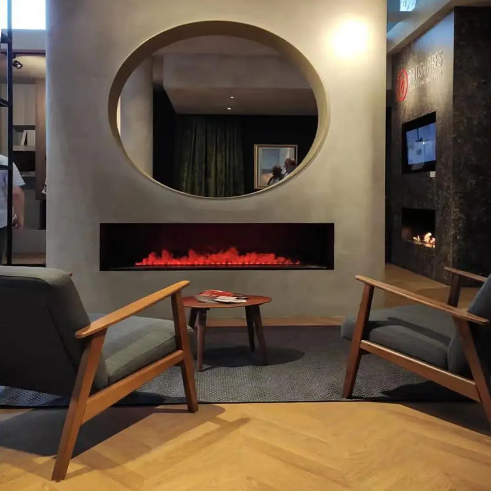 

Умный дизайн, сенсорный электрический камин с пламенным водяным паром, 3D, вставка в камин с водяным паром