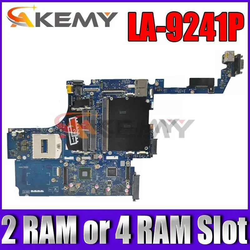 

For HP ZBook 15 G1 Series Laptop Motherboard 734304-001 734304-601 734303-601 734303-001 VBL20 LA-9241P 2 RAM Slot or 4 RAM Slot