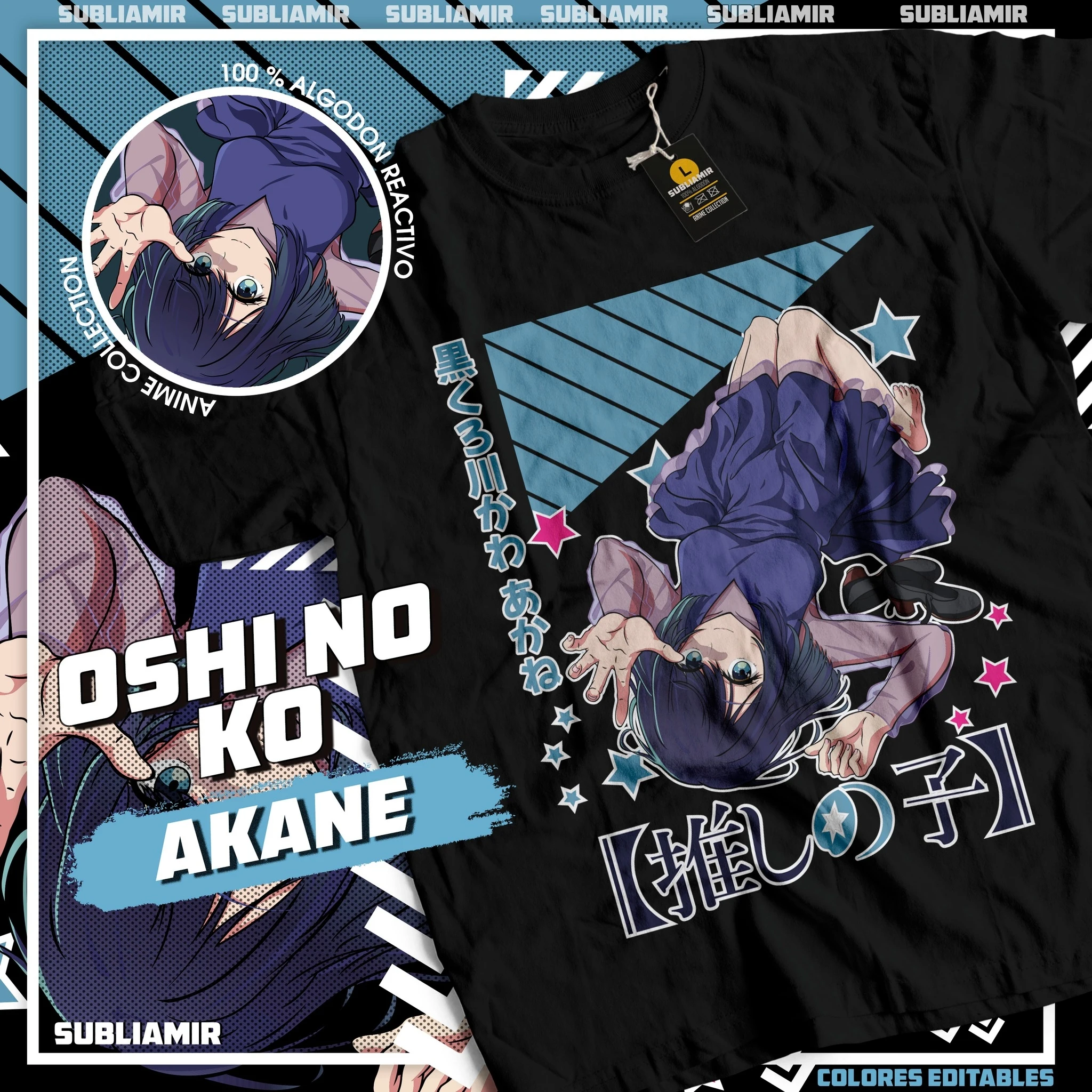 Oshi No Ko T-Shirt Ai Hoshino Waifu Girl Call Of The Night Anime Shirt All Size