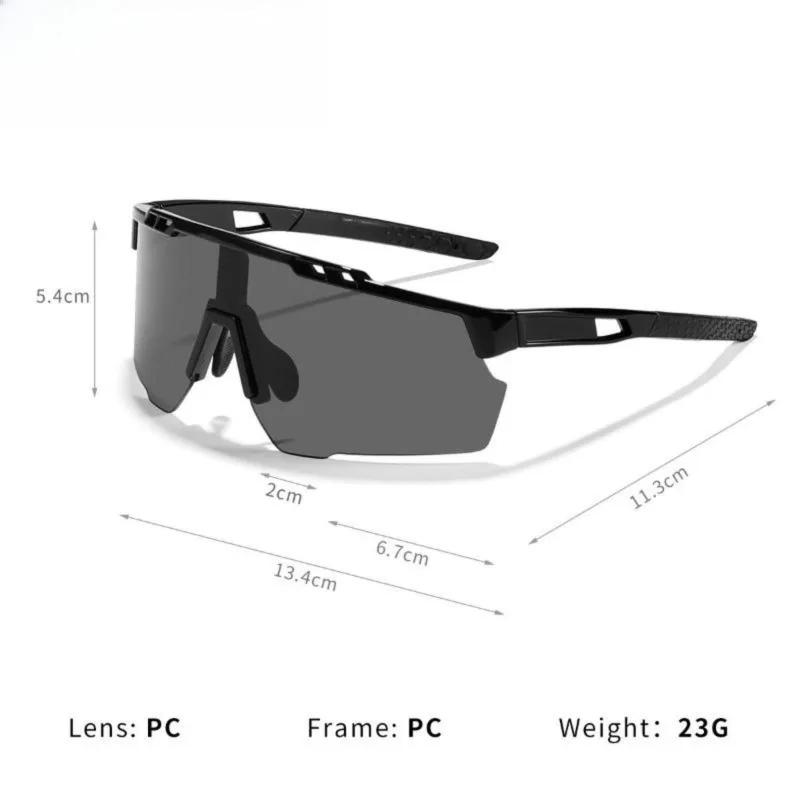New Outdoor Protective Glasses Sports Anti-Ultraviolet UV400 Shades Goggles Large Frame Windproof Climbing Men Eyewear