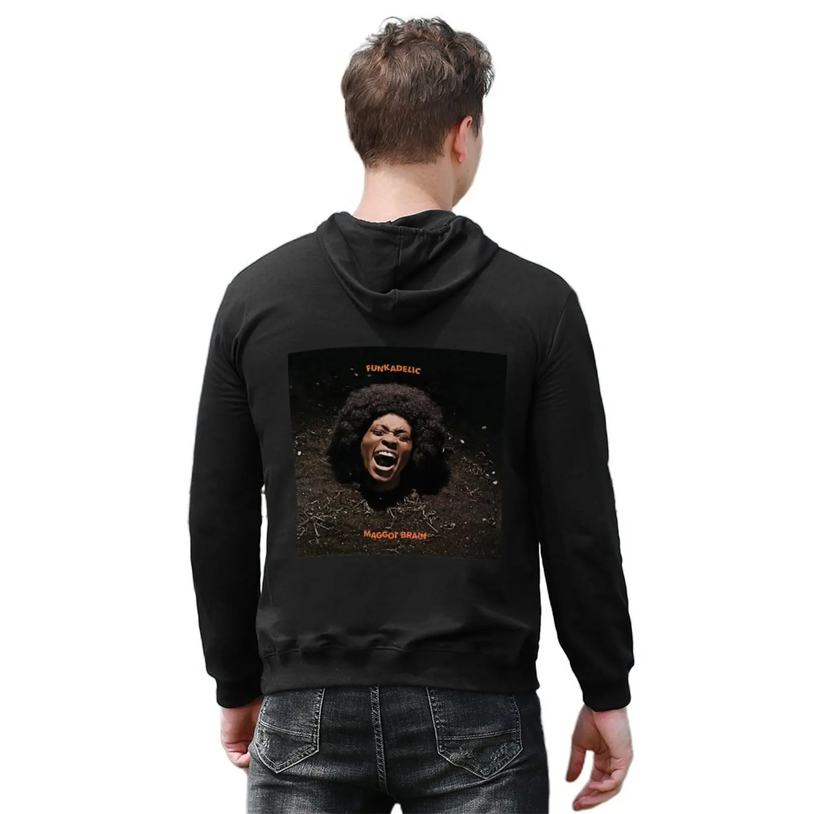 Funkadelic Maggot Brain قميص هوديي معطف رجالي ملابس أنيمي الرجال ارتداء ملابس رجالي الخريف هوديي