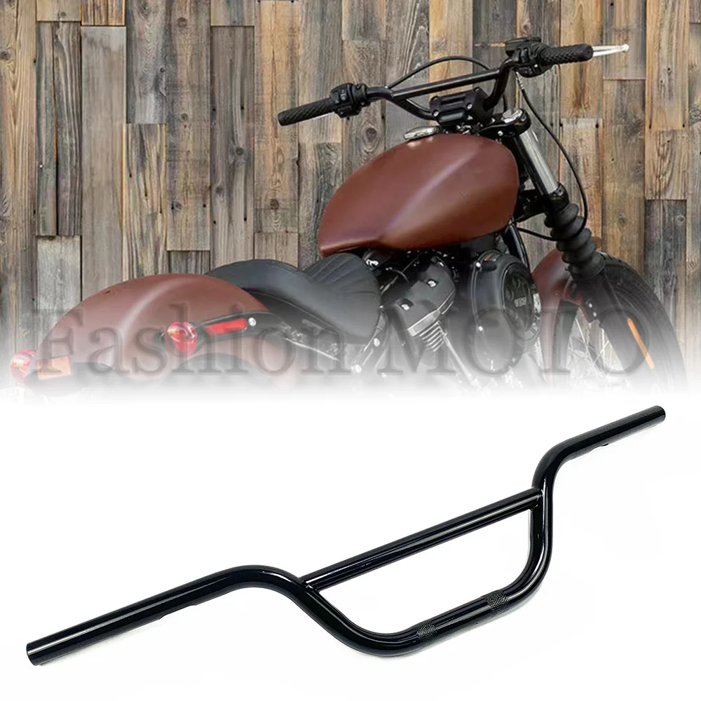 Motorcycle 1 inch modified cross-country BMX handlebars for Harley Dyna Street Bob Low Rider S Sporter XL883N/XL1200N-X48