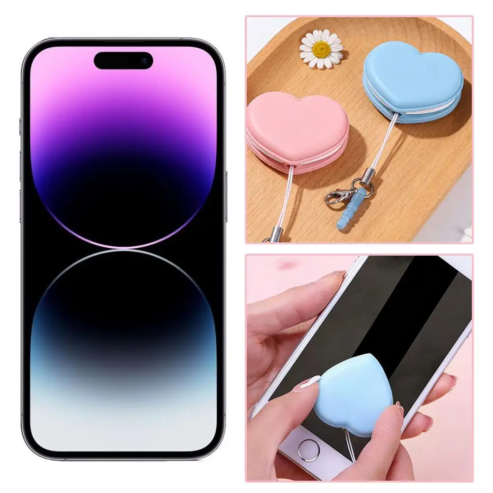 Macaron Macaron Portable Keychain Screen Wipe Cloth for Mobile Phone, Computer, Electronic Glasses, Cute Cleaner Accessory 1pcs - Aliexpress Deal