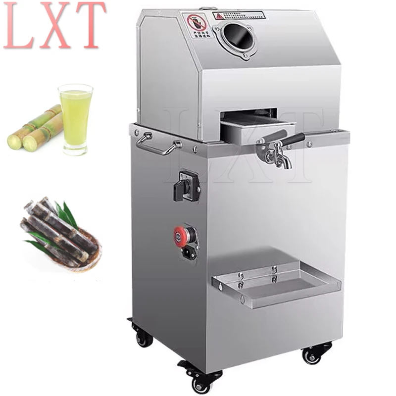 Sugar Cane Machine Automatic Desktop Vertical Stainless Steel Sugar Cane Juicer