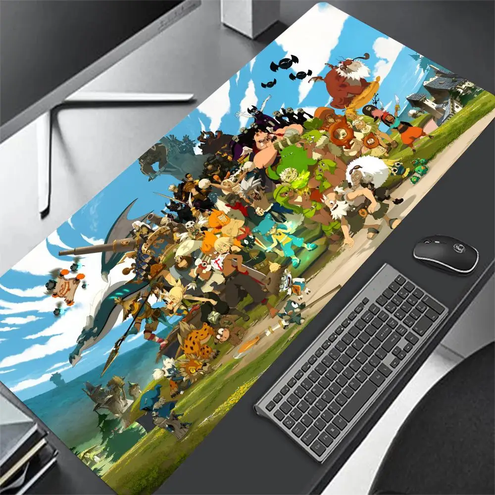 Game W-Wakfu Cool Mousepad Large Gaming Mouse Pad LockEdge Thickened Computer Keyboard Table Desk Mat