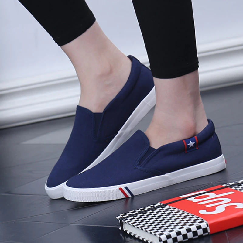 2024 Men Vulcanize Shoes Men Shoes Sneaker Men Canvas Loafer Man Designer Shoes White Shoe Sport Shoe Solid Driving Shoe Tenis