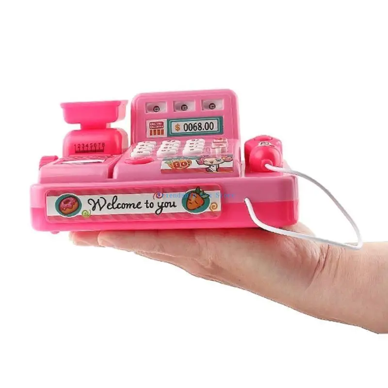 

F1CB Playcashier Register For Kid Supermarket Cash Register Toy Kids Checkout Counter