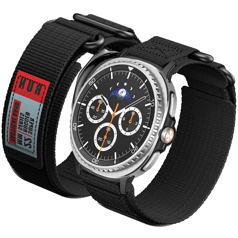 Klettverschluss-Outdoor-Sport-Nylonarmband für Samsung Galaxy Watch 8 Classic 46mm Armband für Samsung Watch8 44mm 40mm Armband