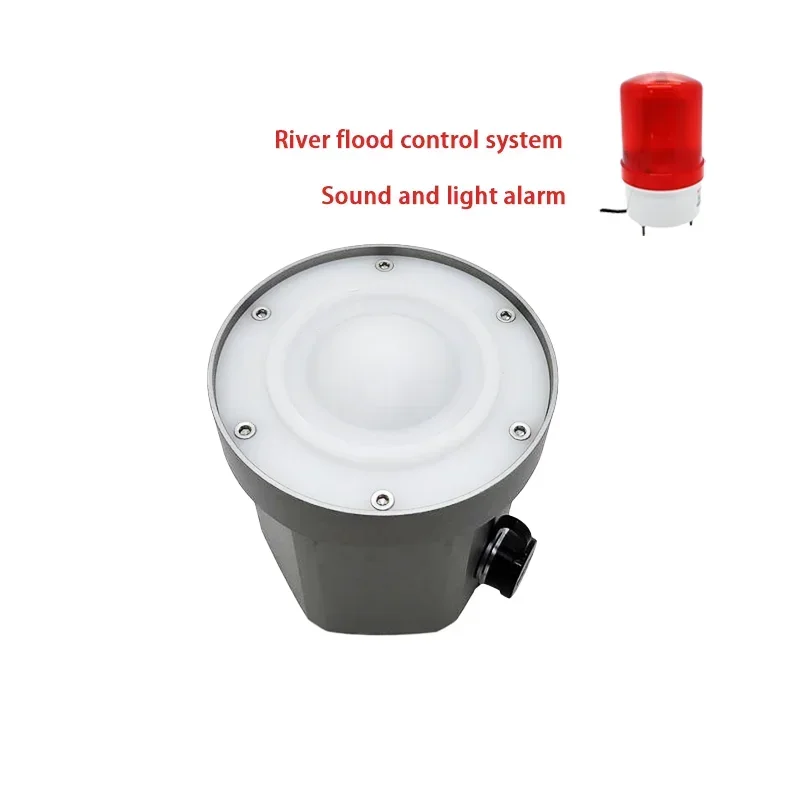 CE RD-300S-RTU MODBUS RIVER FLOOD CONTROL SYSTEM SOUND AND LIGHT ALARM OPEN CHANNEL RIVER RADAR WATER LEVEL SENSOR  PRICE