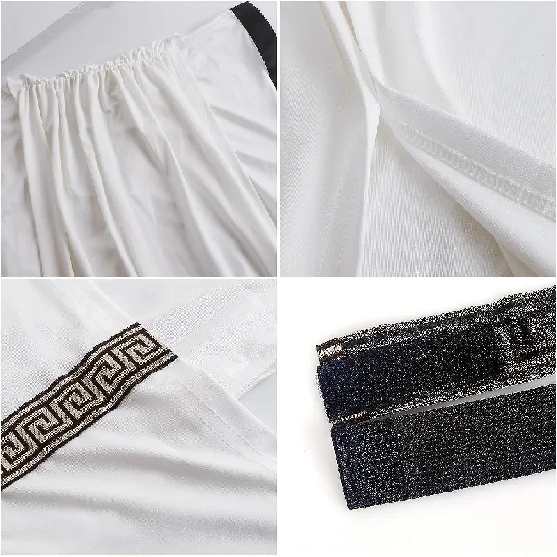 زي هالوين روماني ديونيسوس مع سوار من الجلد للرجال ، بدلة مصارع ، ملابس للكبار ، كينج ،