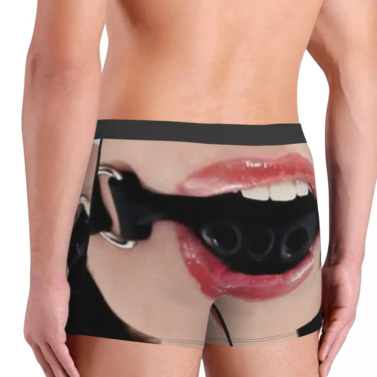 BDSM Discipline Dominance Submission Sadism Masochism BALL GAG FACE S GIFT Underpants Panties Man Underwear Shorts Boxer Briefs