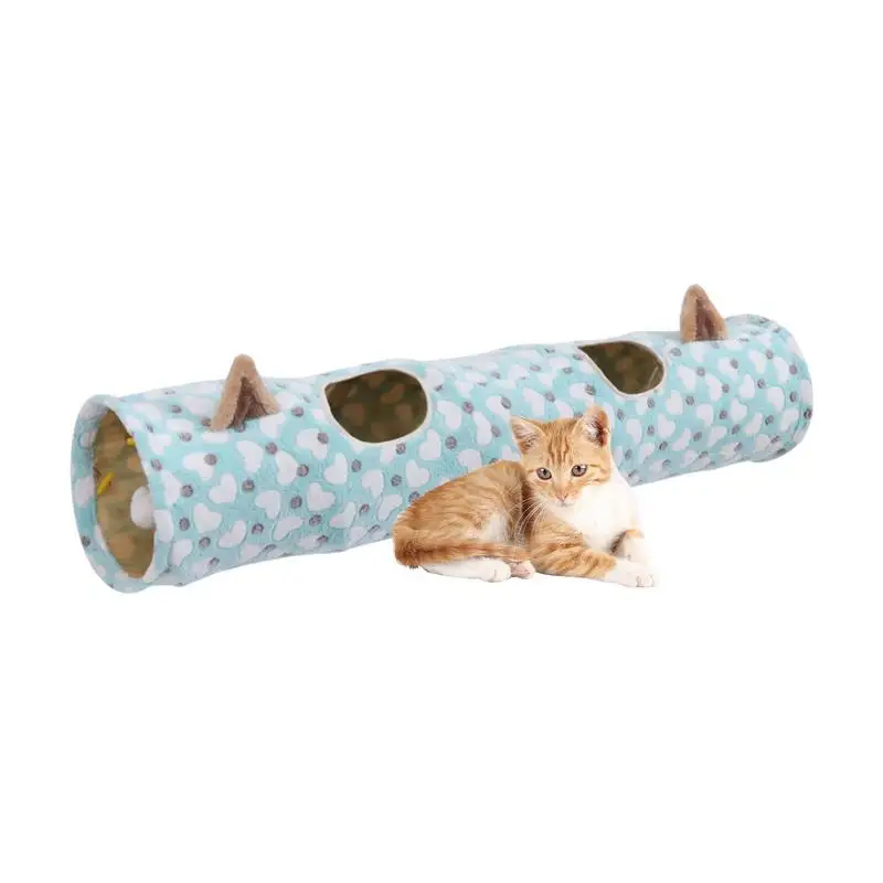 Cat Tunnels For Indoor Cats Pet Tube Collapsible Play Toy Indoor Outdoor Toys Pet Tube Play Toy Indoor Outdoor Cat Tunnel Bored