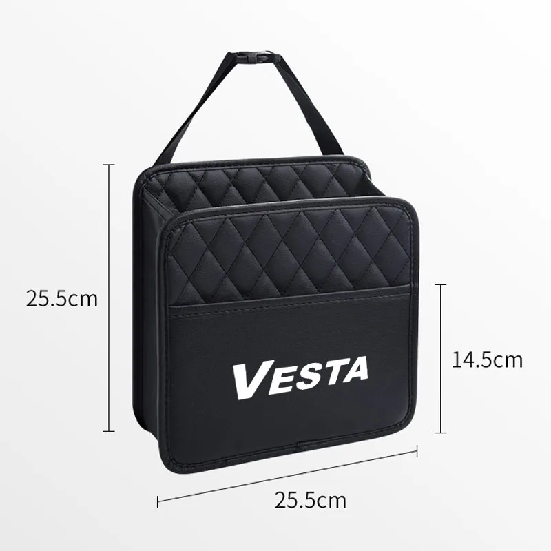 Car Seat Storage Bag Leather Multi Hanging for lada vesta granta kalina priora Niva Samara Vesta Largus Xray car Accessories