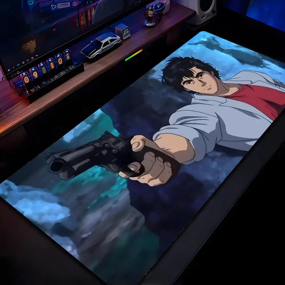 

Attack On Titan Mouse Pad Mousepad HD Printing Computer Gamers Locking Edge Non-slip Mouse Pad XXL90x40cm Keyboard PC Desk Pad