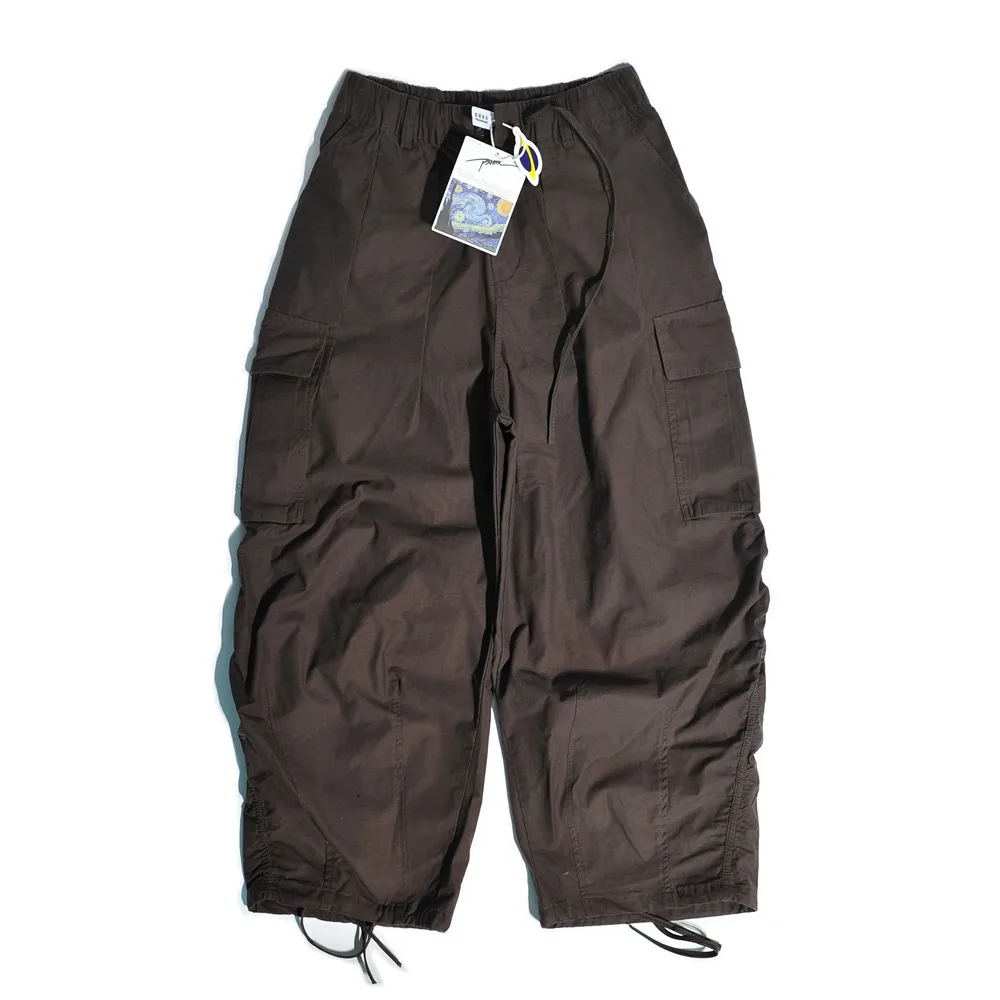 Nouveauté japonais extérieur CityBoy Multi poche ample jambe large décontracté coton Leggings pantalon pour hommes