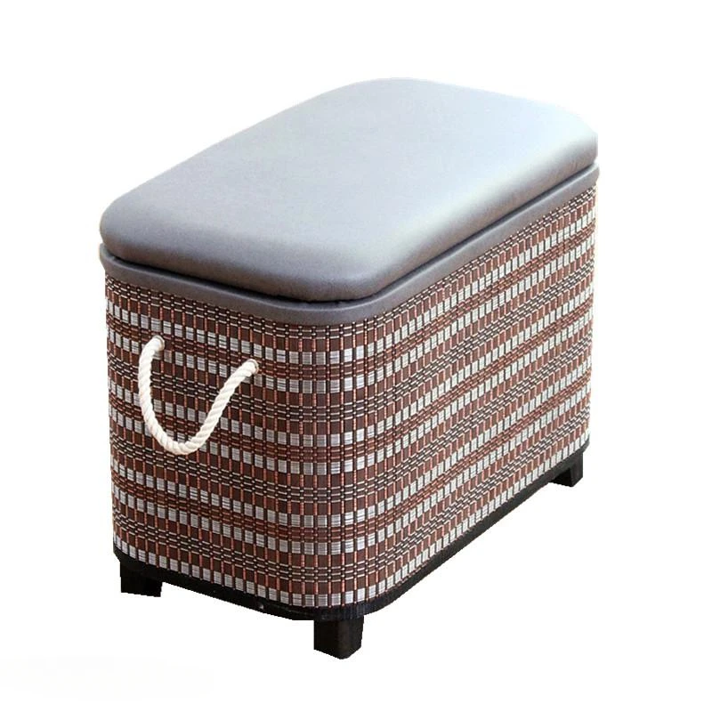 

Storage Stool Storage Sitting Storage Box Shoes Sofa Solid Wood Bench Bed End Door Shoe Changing Stool