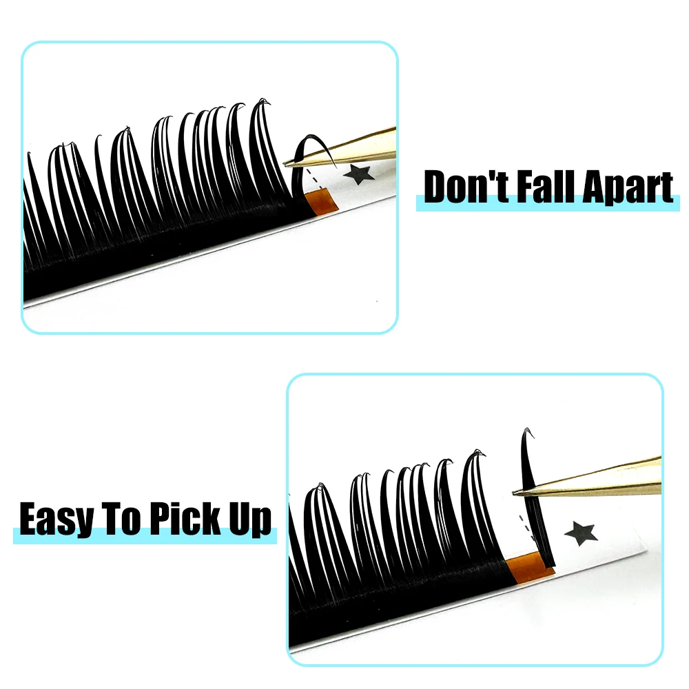 Abonnie-Extensions de Cils Individuels Préfabriqués, Support de Cils de Chat