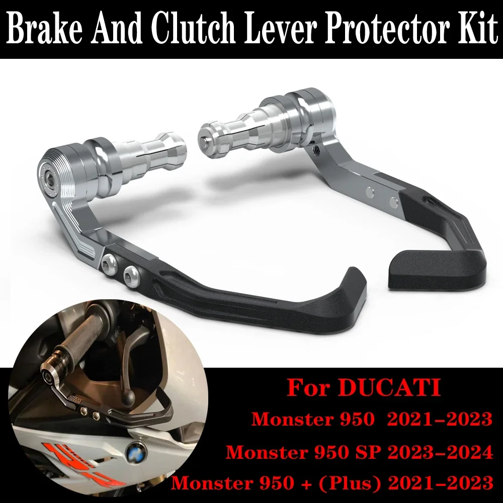 

For Ducati Monster 950 950SP 2021-2024 Brake and Clutch Lever Protector Kit