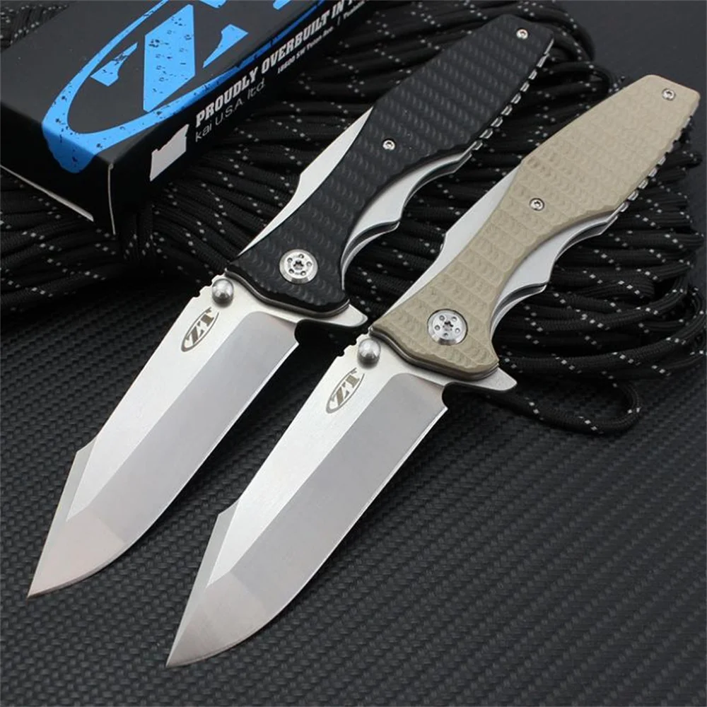 0393 Rick Hinderer Ball Bearing Flipper Folding Knife 9CR18MOV Blade G10 Handles Outdoor Camping Knives Tactical Pocket Tools