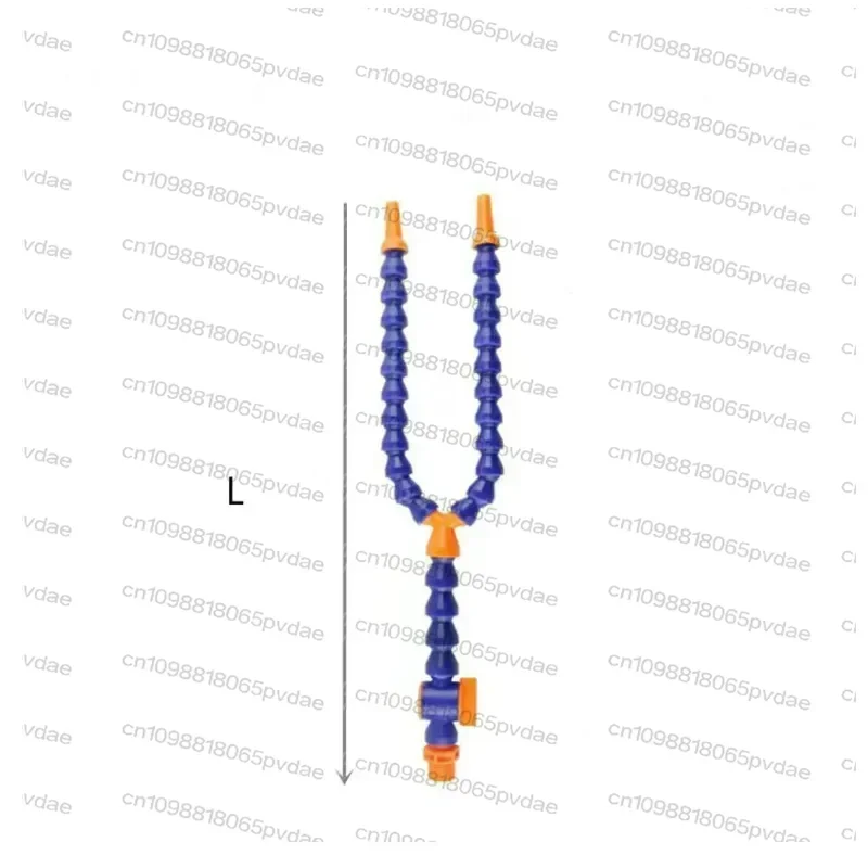 Tool Parts L 400-600mm Flat round nozzle flexible oil coolant pipe hose cooling pipe lathe metal cooling hose lathe