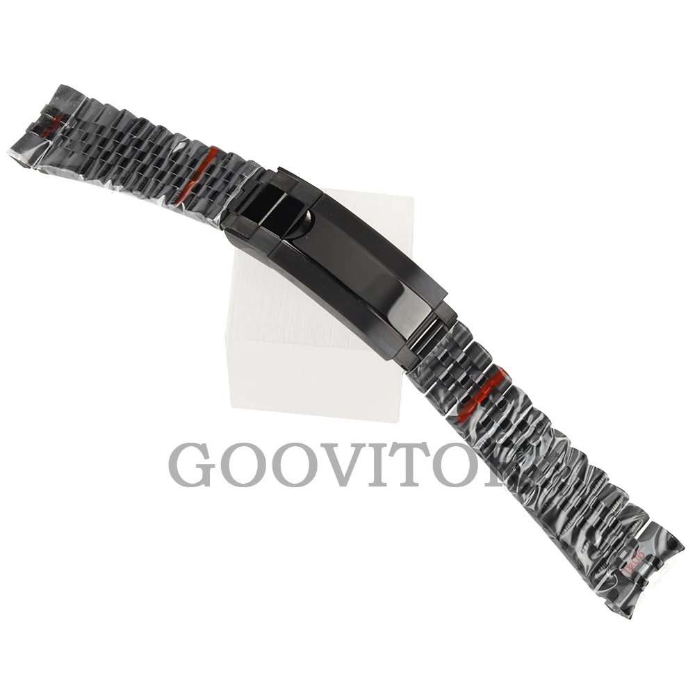 20 mm Jubilee-Armband, Rosé/Gold, PVD-Edelstahl-Uhrenarmband, passend für SUB GMT Datejust NH34 NH35 NH36 Uhrengehäuse, 40 mm hohe Qualität