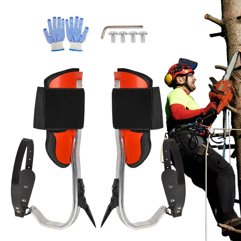 

Tree Climbing Spikes Portable Pole Climbing Gear Palm Tree Climbing Equipment Tree Service Equipment Tree Climbing Shoes tool