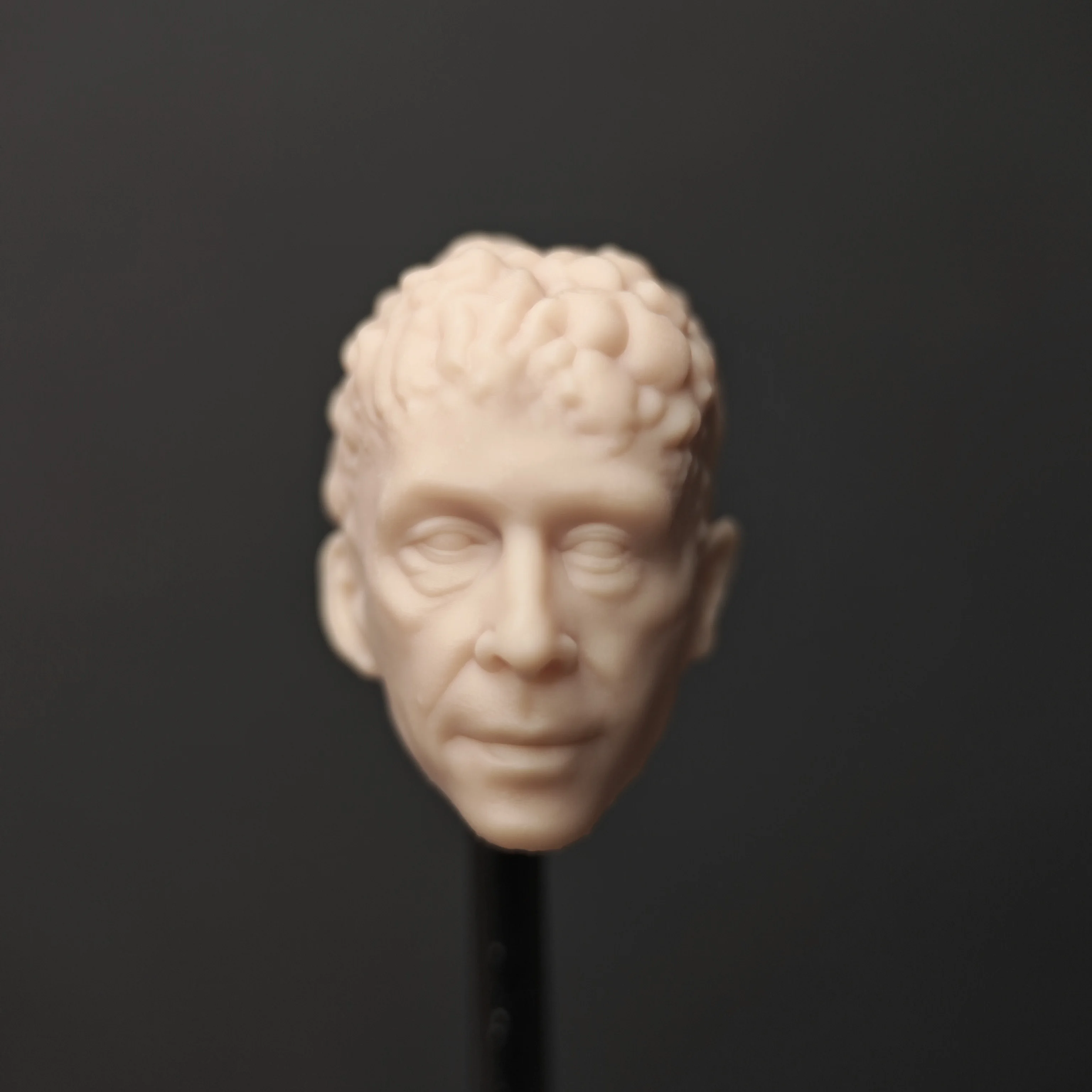 

HL2132 DIY Customized 1/18 1/12 1/10 Tim B Nel Leader A Unpainted Head Sculpt for 3.75" 6" 7" Figure SHF ML Mafex Mez NECA Mcf