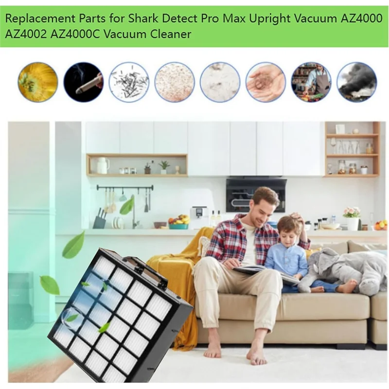 

Сменный фильтр RMWIN для вертикального пылесоса Shark Detect Pro Max AZ4000 AZ4002 AZ4000C, комплект аксессуаров для деталей