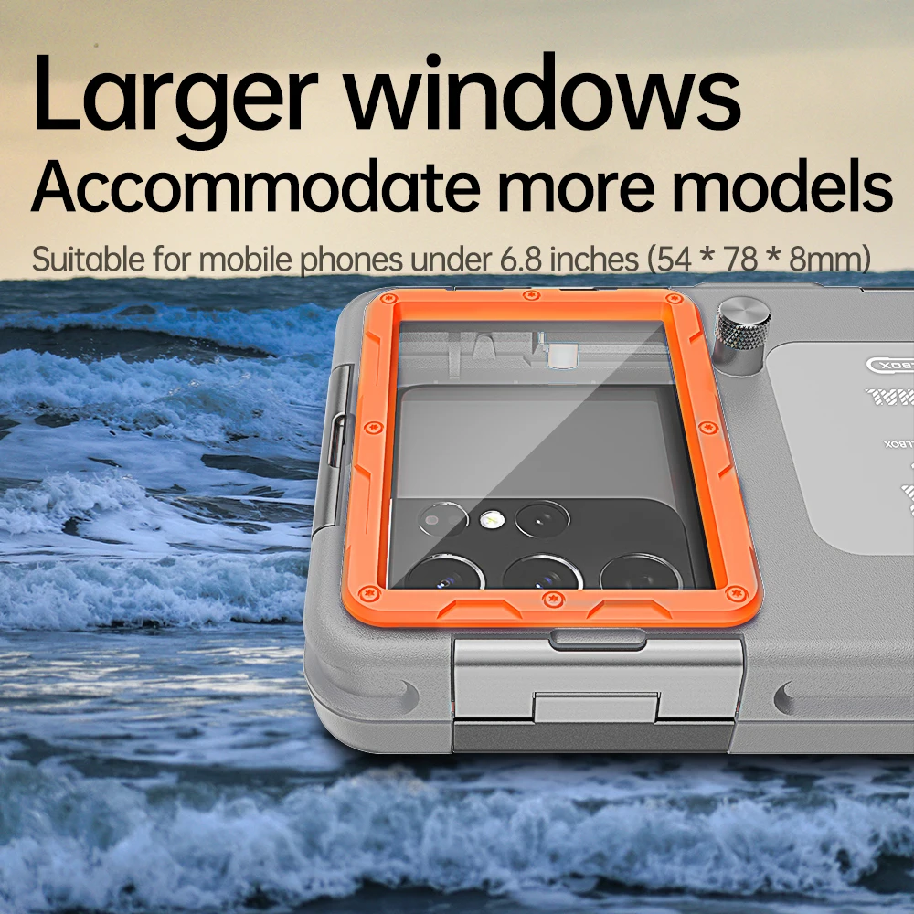 IP68 Waterproof Diving Case Full Coverage Phone Shell Pouch for iPhone for Huawei for Samsung for LG for Xiaomi for OnePlus