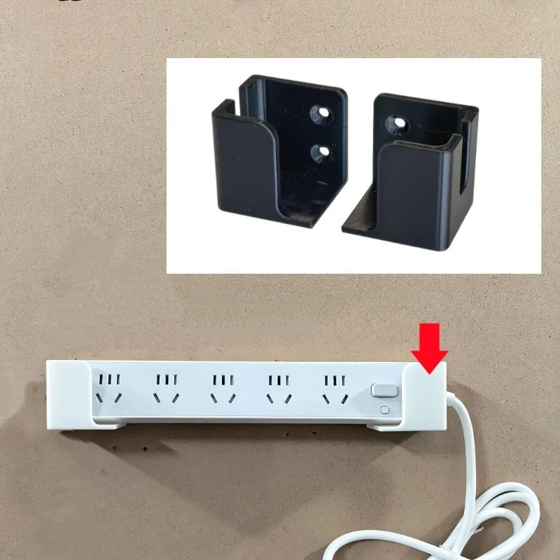 1 Set Plastic Wall Mounted Storage Rack, 3D Printed, Suitable for Garage Organization, Power Socket Box, Router Bracket