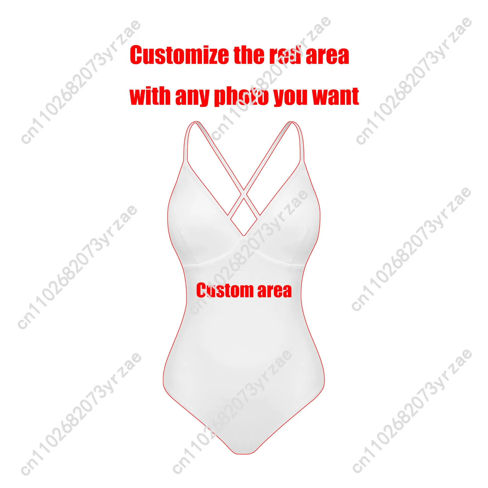 Cat Warrior V-neck Halter Back Swimsuit Womens Bathing Suits Pool Party Swimwear Fashion Sexy Bikini Custom Made Bathing Suits