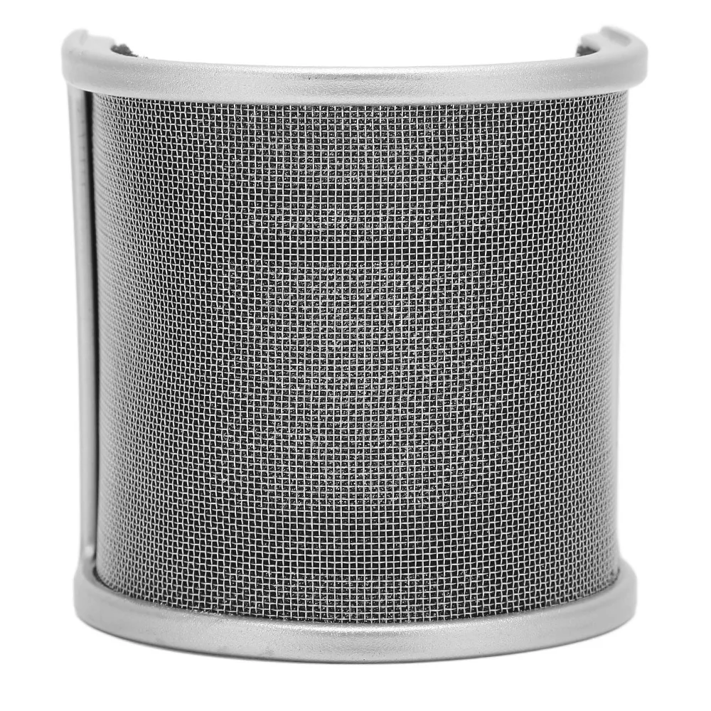Easy to Disassemble U Shape Microphone Windscreen Adjustable Lightweight Mesh Shield Windscreen Cover Handheld Mic
