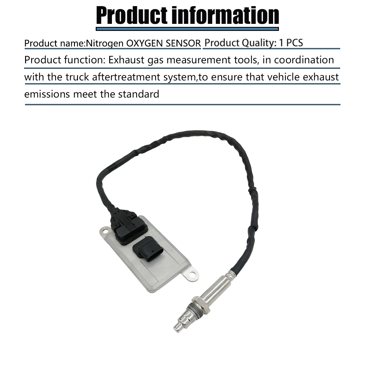 89463-E0013 Nitrogen Oxide Nox Sensor For Hino Diesel Truck SNS 24V 5WK96667C 5WK9 6667C 89463E0013